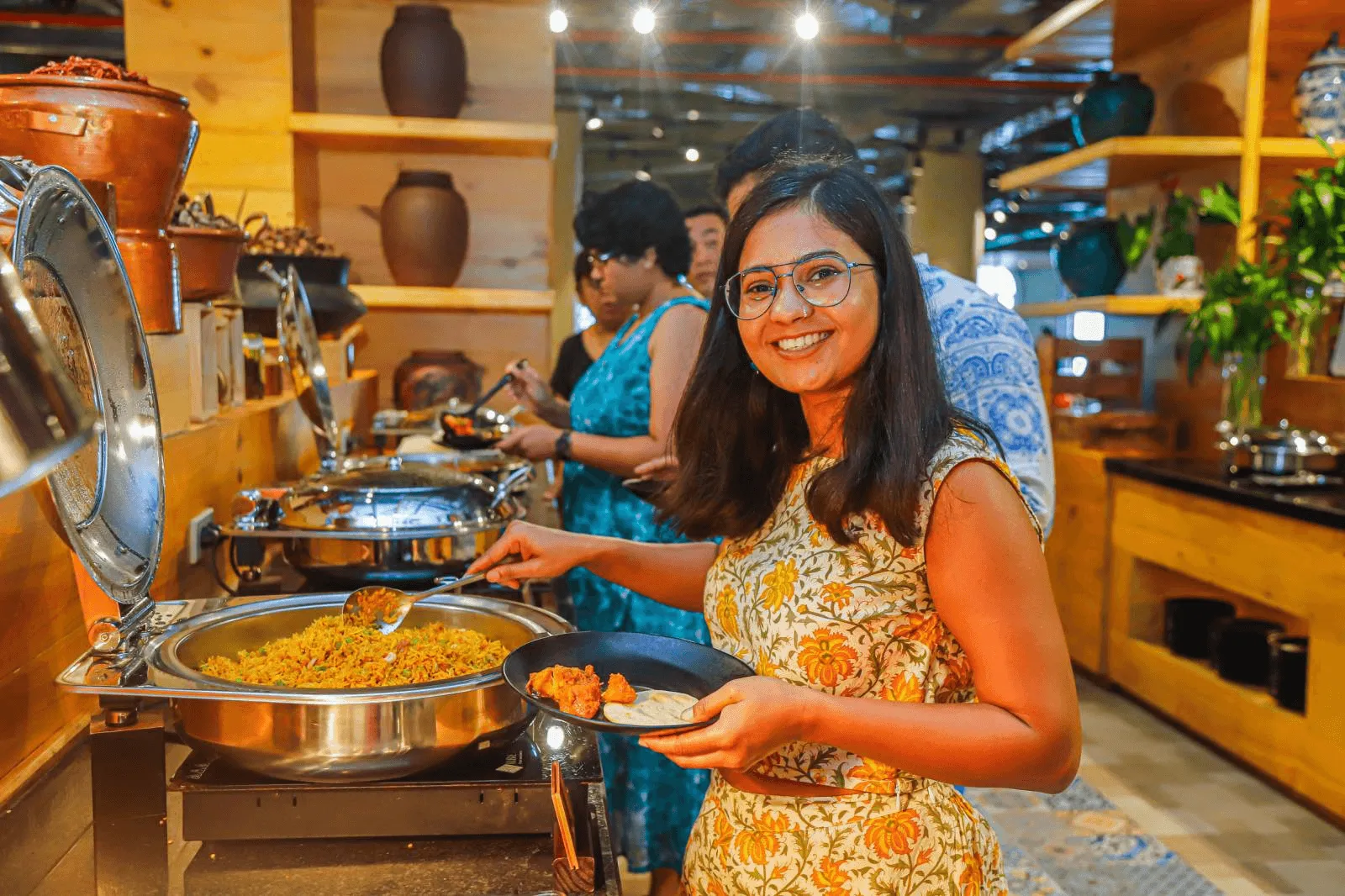 Buffet lunch at Ba Na Hills - included with park entry ticket