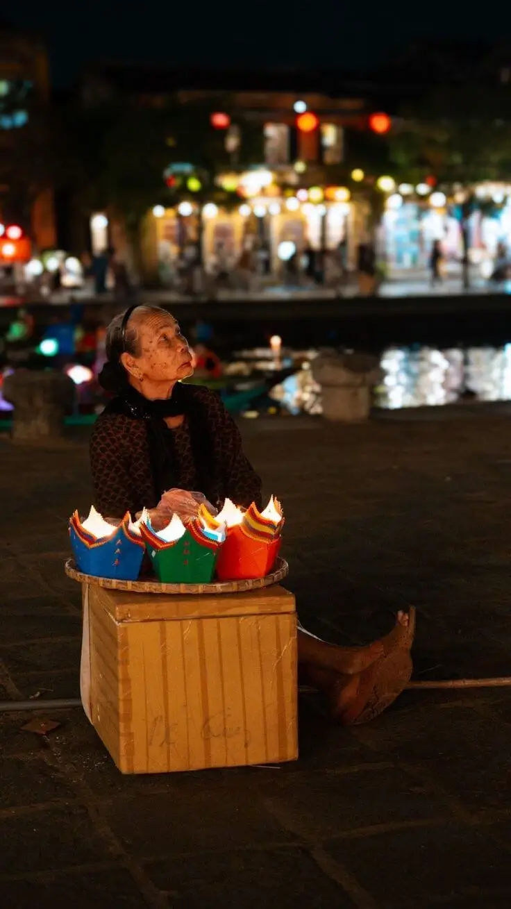 Hoi An lantern shops in Ancient Town
