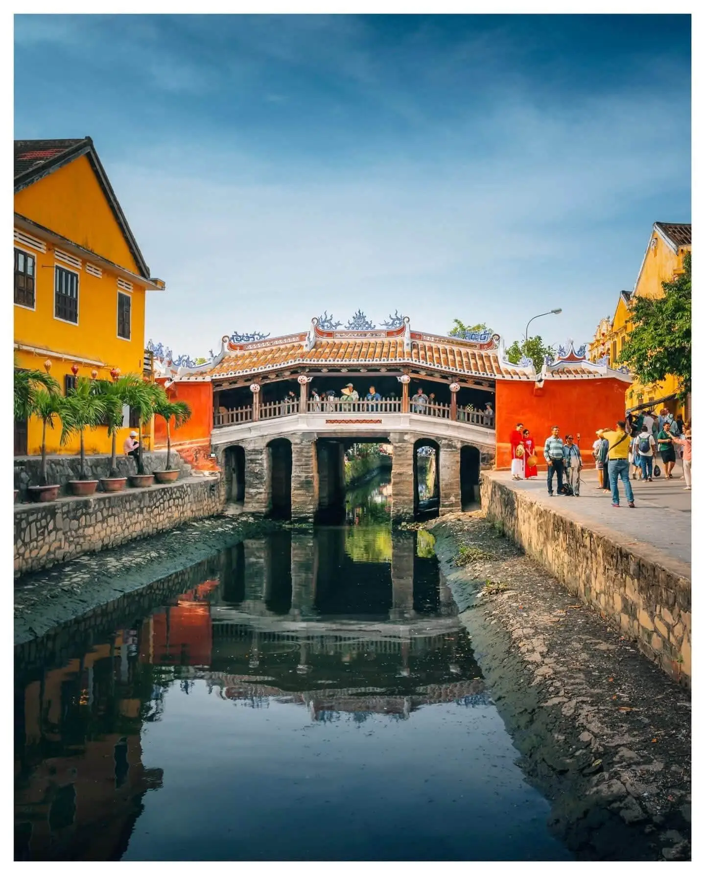 Hoi An Ancient Town at night lit by silk lanterns UNESCO World Heritage