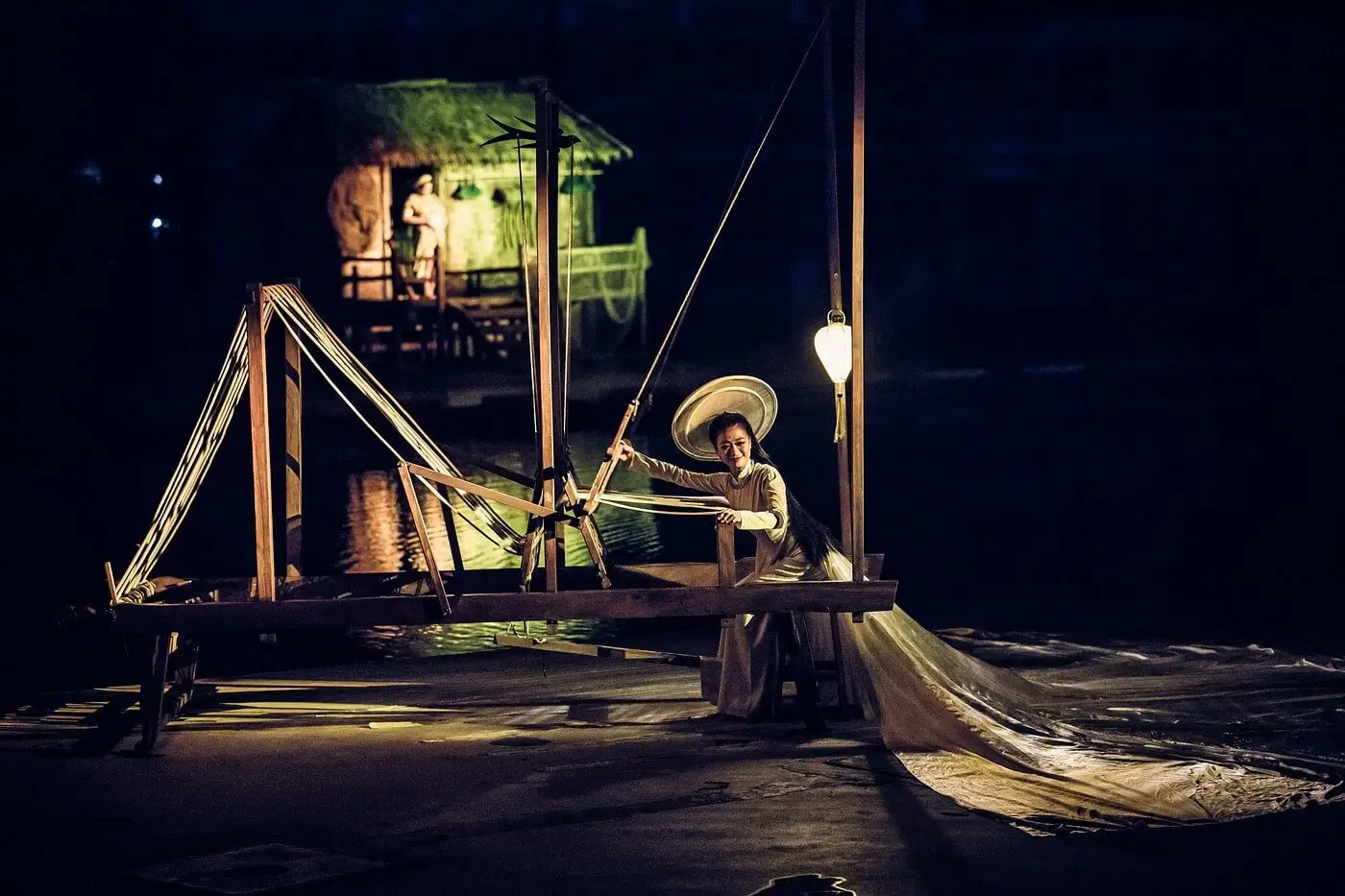 Fire performance at Hoi An Memories Show theme park