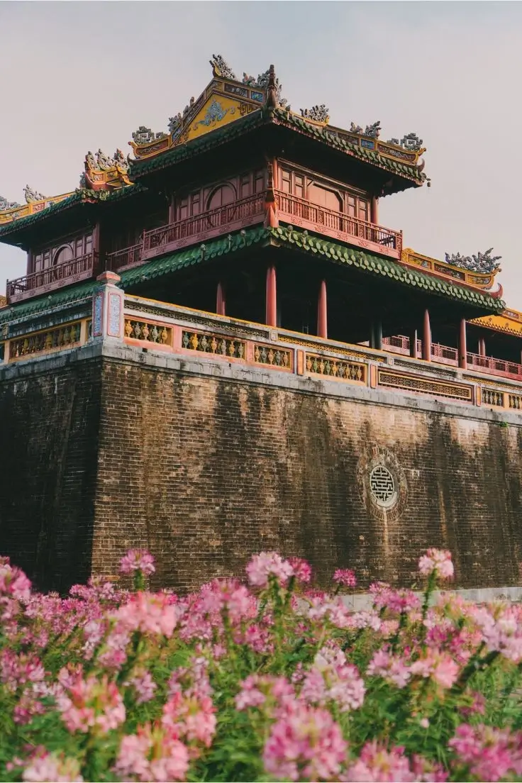 Imperial throne room at Hue Citadel Vietnam