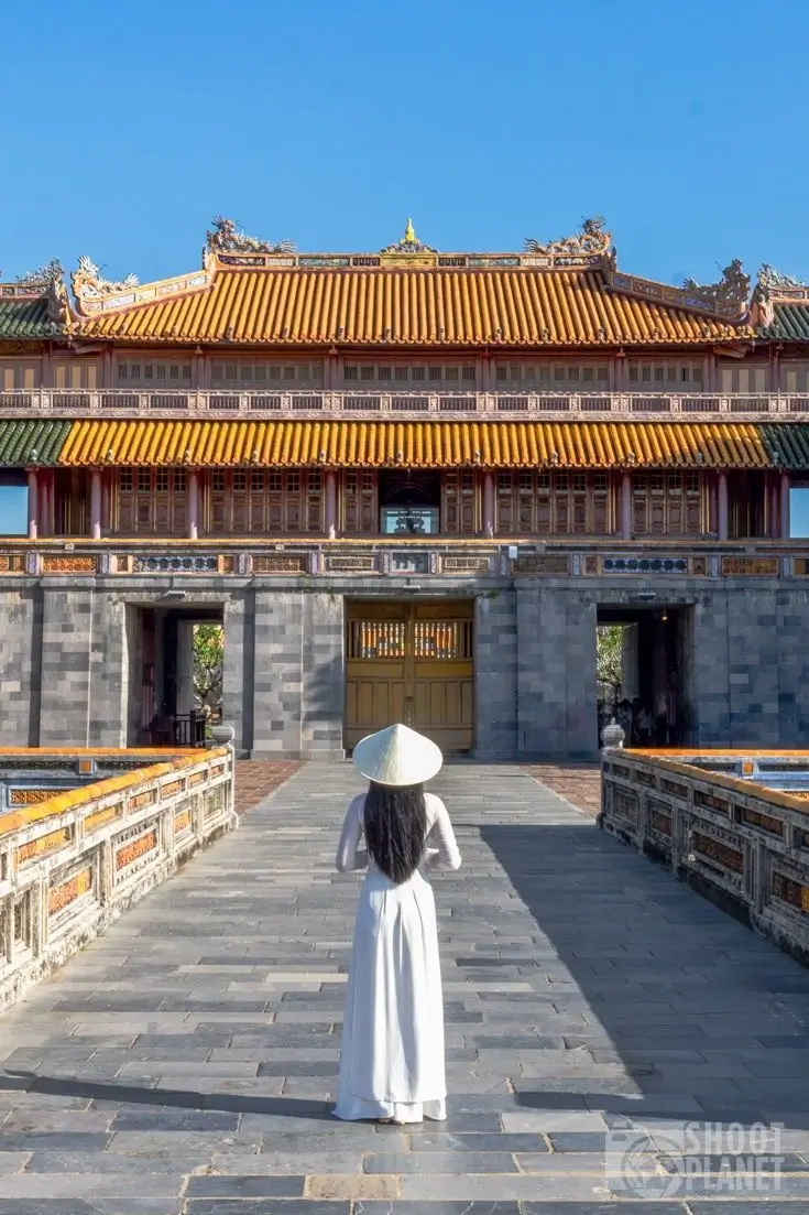 Imperial throne room at Hue Citadel Vietnam