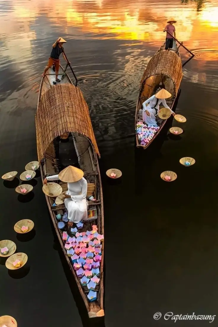 Trang Tien Bridge over Perfume River Hue