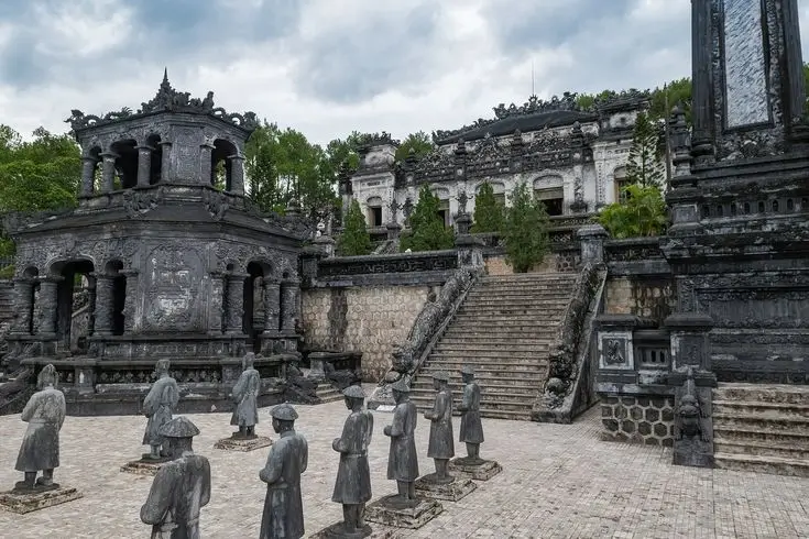 Stone warrior statues at Hue Royal Tombs