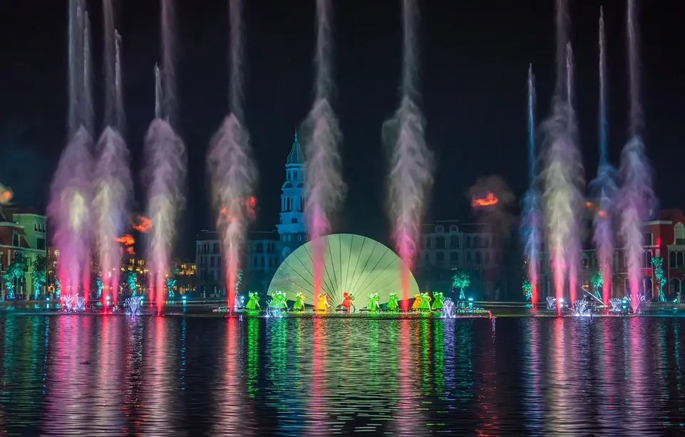 Themed shopping and dining streets at Grand World Phu Quoc