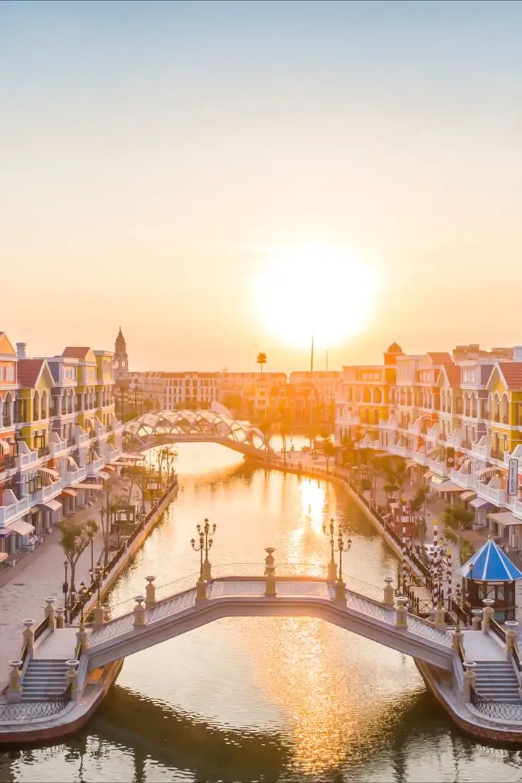 Themed shopping and dining streets at Grand World Phu Quoc