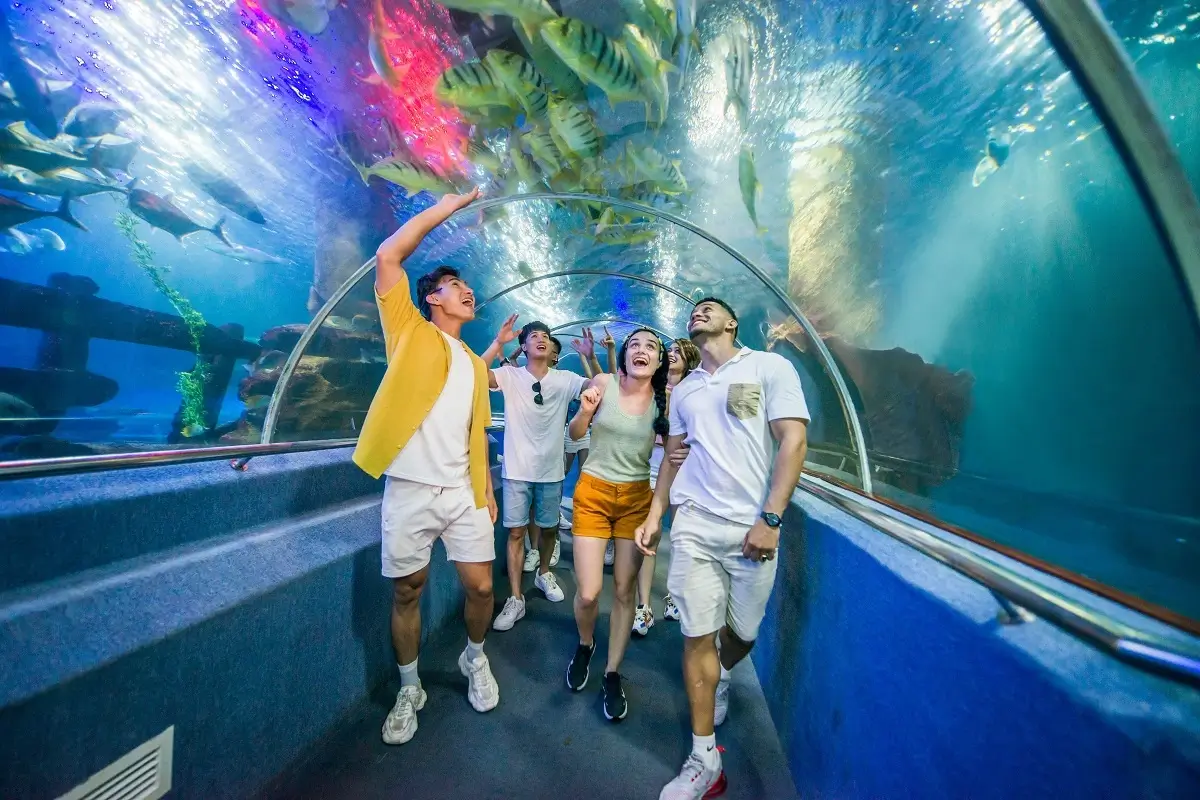 Water park area at VinWonders Phu Quoc theme park