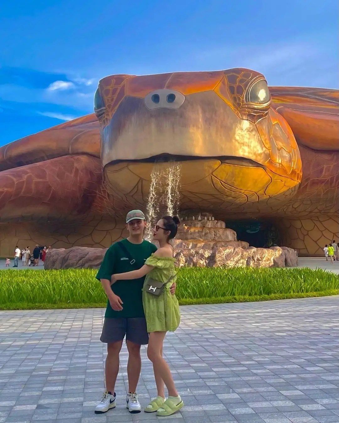 Water park area at VinWonders Phu Quoc theme park