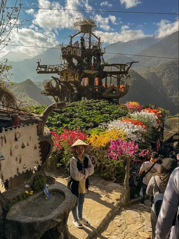 Mountain view from Cat Cat Village Sapa