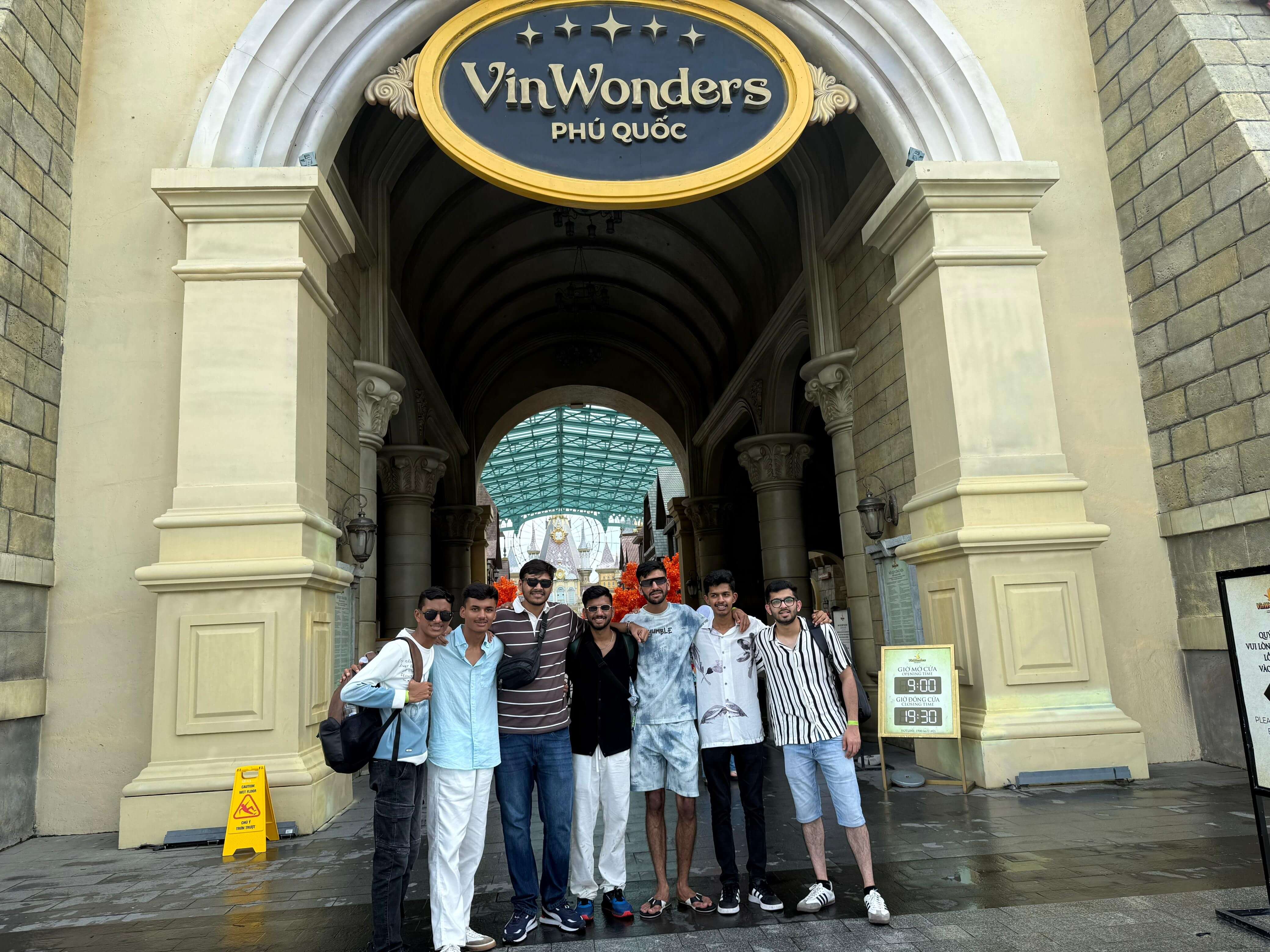 Indian tourists at Phu Quoc Vin wonder Vietnam