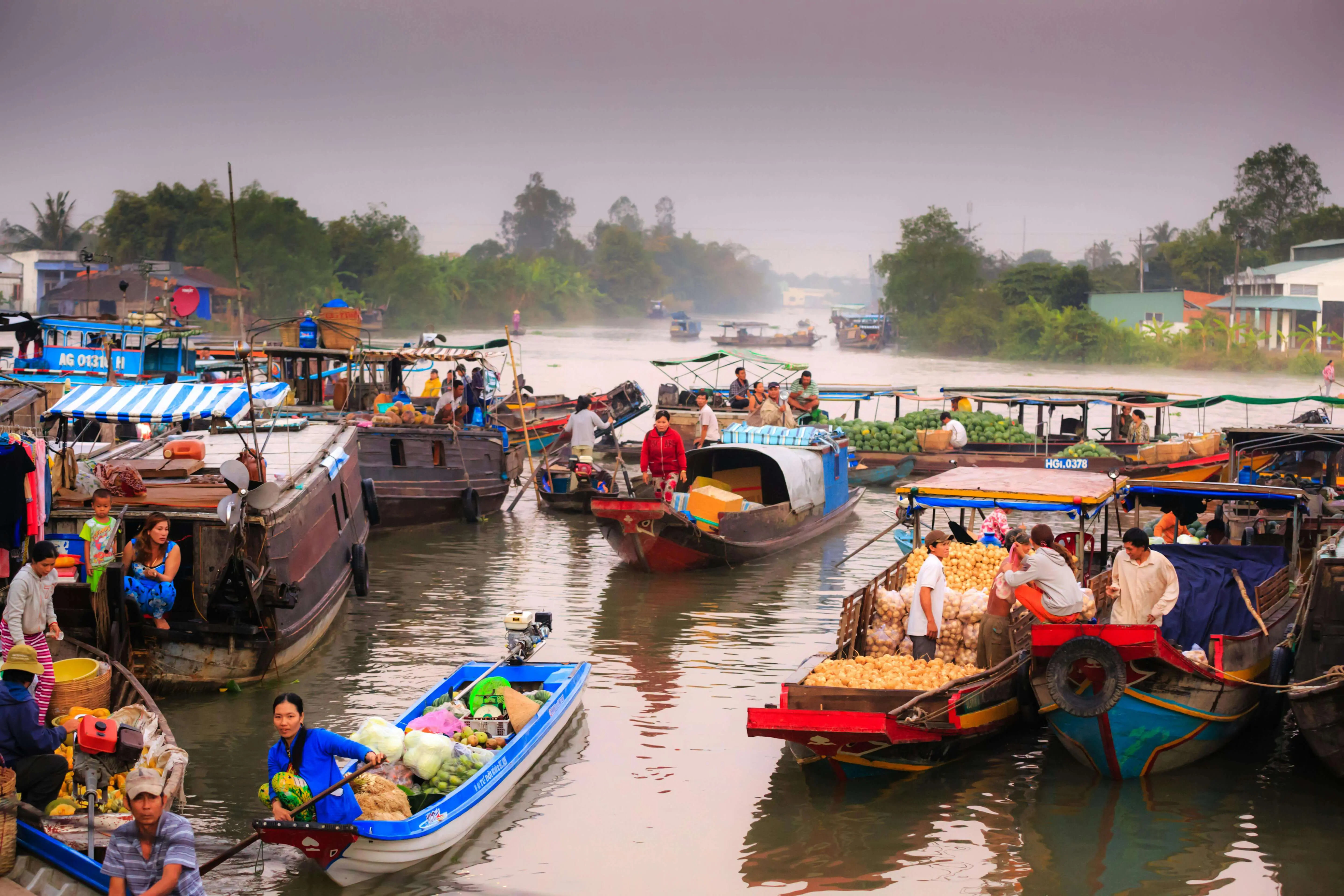Mekong Delta Floating Village