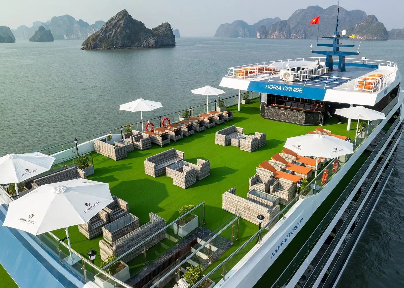 Ha Long Bay - Overnight Cruise Sun Deck Party