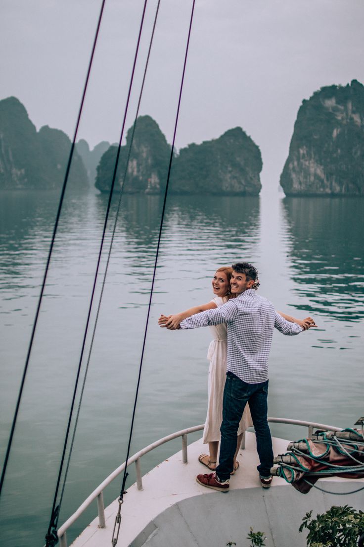 Ha Long Bay Cruise Couple Goal